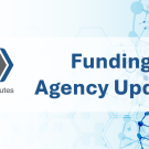 NIH logo and Funding Updates text