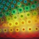 Colored decorative design